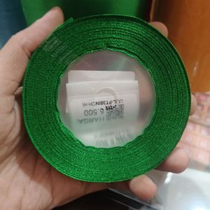 Pita Satin 3/8 Inch Hijau