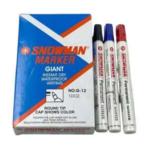 Snowman Marker Giant No.G-12 Red
