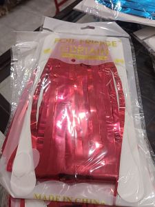HC Tirai Dekorasi/ Merah 