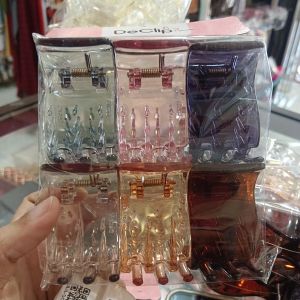 Jepitan Jedai Cakar 3 Teeth Bening Warna