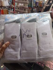 Zanela Kaos Kaki Hitam Putih SMP