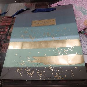 Paparbag Thankyou Gold DarkBlue/ L