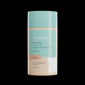 Wardah Everyday Luminous Liquid Foundation SPF 15 No.01 Natural White 35ml
