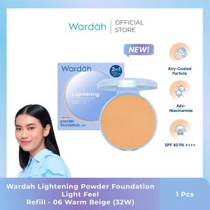 Wardah Lightening Powder Foundation Refill No.06 Warm Beige