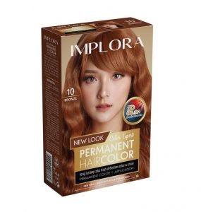 Implora Permanent Hair Color No.10 Bronze 230ml + 10ml