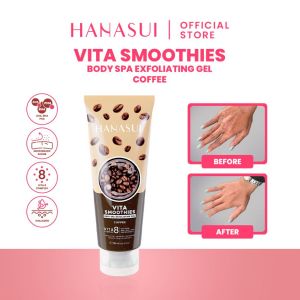 Hanasui Vita Smoothies Body Spa Exfoliating Gel 180ml - Coffee