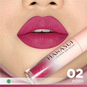 Hanasui Mattedorable Lip Cream No.02 Posh