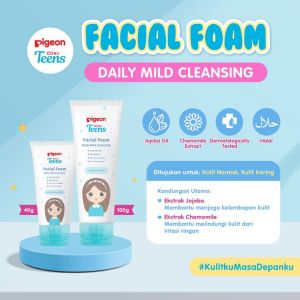 Pigeon Teens Facial Foam Daily Mild Cleansing 40gr