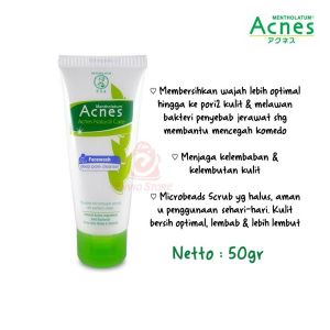 Acnes Natural Care Facewash Deep Pore 50gr