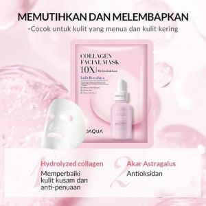 Bioaqua Facial Sheet Mask Collagen 10X