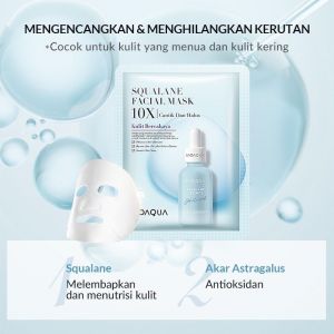 Bioaqua Facial Sheet Mask Squalane 10X
