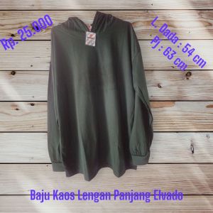 Baju kaos lengan panjang Elvado