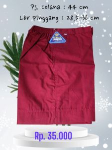 Celana pendek SD Atmaja, nirmala