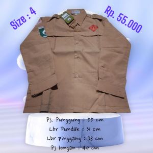 Baju Pramuka Lengan Panjang Tyas