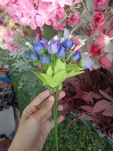 Ranumculus Mini Artificial/ Ungu 