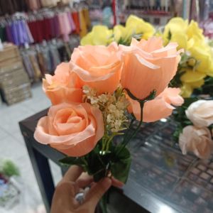 Rose Tropis Cabang 5 Orange 