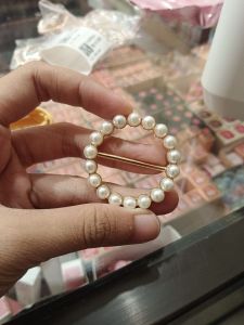 Ring Bross Hijab Mutiara 