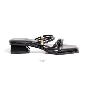 Bellashoesjkt Velcy Heels Wanita Sandal Hak Tinggi 3cm Kondangan/ 37