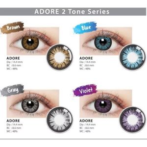 Living Color Adore Softlens Normal - Tone Black - 14.4mm