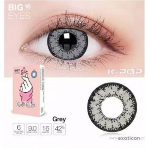 K-Pop Softlens Normal By Exoticon - Grey - 16mm