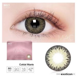 MAC Exoticon Softlens - Brown Coklat Manis - 16mm