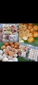 Cimol isi daging burger/moza