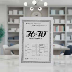 Kertas Cover H & W Polos Putih A4
