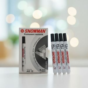 Spidol WB  Snowman Hitam (Non Permanen)