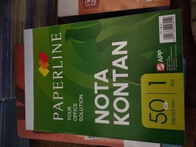 Nota kontan kecil 108x155 1 ply