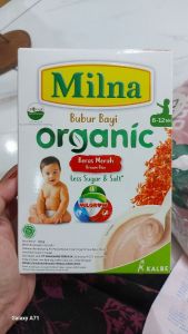 Milna bubur orhanic beras merah 120g