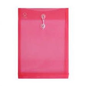 MAP PLASTIK TALI WARNA MERAH