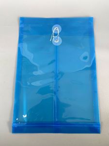 MAP PLASTIK TALI WARNA BIRU