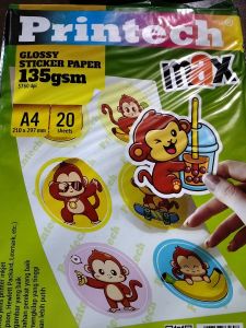 GLOSSY Sticker Paper 135 gsm
