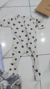 Sleepsuit zipper ponpon S
