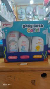 Pigeon baby bath care