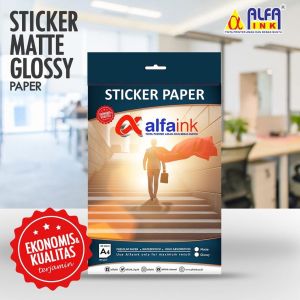 STIKER PAPER - alfaink 130gsm