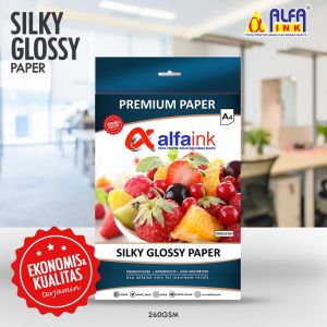 SILKY GLOSSY PAPER - alfaink 260 gsm
