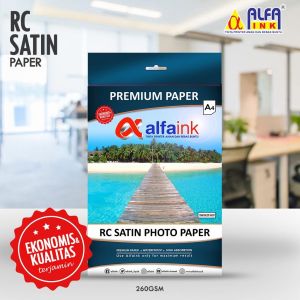 RC SATIN PHOTO PAPER - alfaink 260gsm