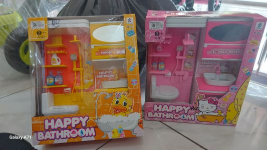 Happy bathroom