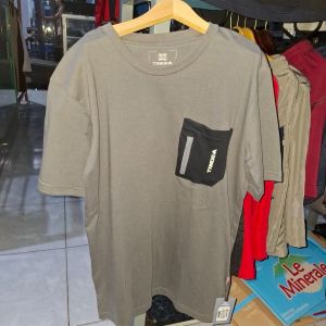 TANDEM short T-shirt zipper