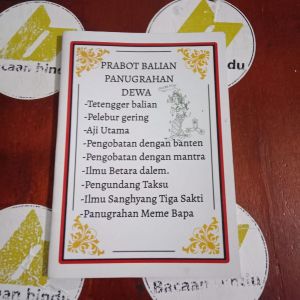 Buku Prabot Balian Panugrahan Dewa Agama Hindu Nandha