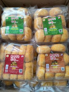 Roti go coklat, cokju, sosis