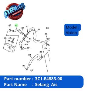 Selang Ais Vixion YGP