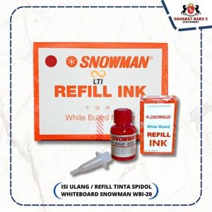 refil snowman merah