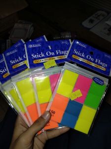 Stick on flags