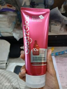 Glad2Glow Retinol Bright Body Serum 10x Bright Power 24 HR Moisture Glow Boosting Smmoothing Skin