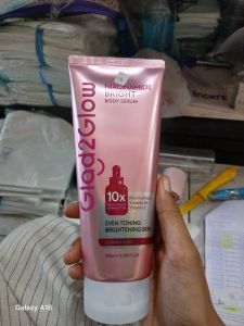 Glad2Glow Niacinamide Bright Body Serum 10x Bright Power 24 Hr Moisture Even Tpninh Brigjtening Skin