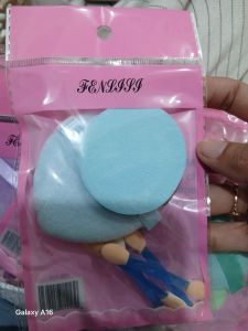 Spons Bedak + Kuas 
