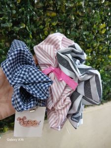 Ikat Rambut Pink,Biru,Hitam
