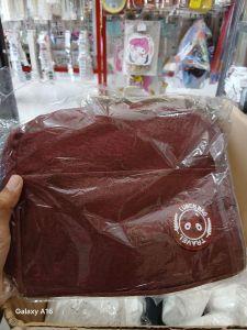 HC TAS BEKAL LUNCH BAG COOLER BRIVILAS MAKANAN ANAK TAS LUNCH BOX-Maroon
